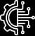 Technology and infrastructure support icon